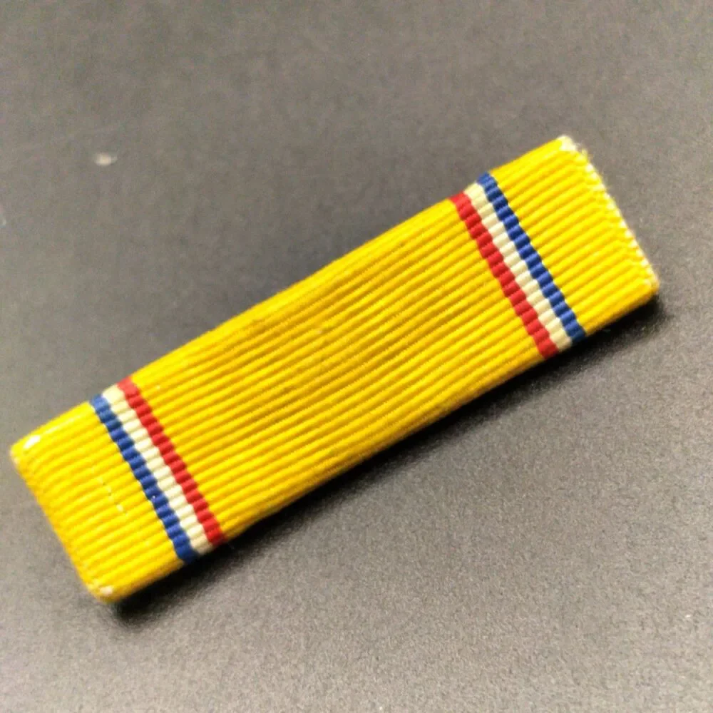 Original WW2 U.S. Military American Defense Service Medal Ribbon Bar Pin